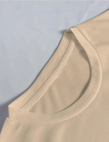 ✨🤎 Men's Beige Wings Printed Dri Fit T-Shirt ✨