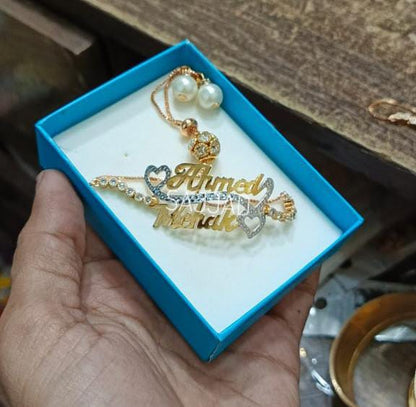 🔥 Fancy Beautiful Gold Plated Customized Name Bracelets 🔥