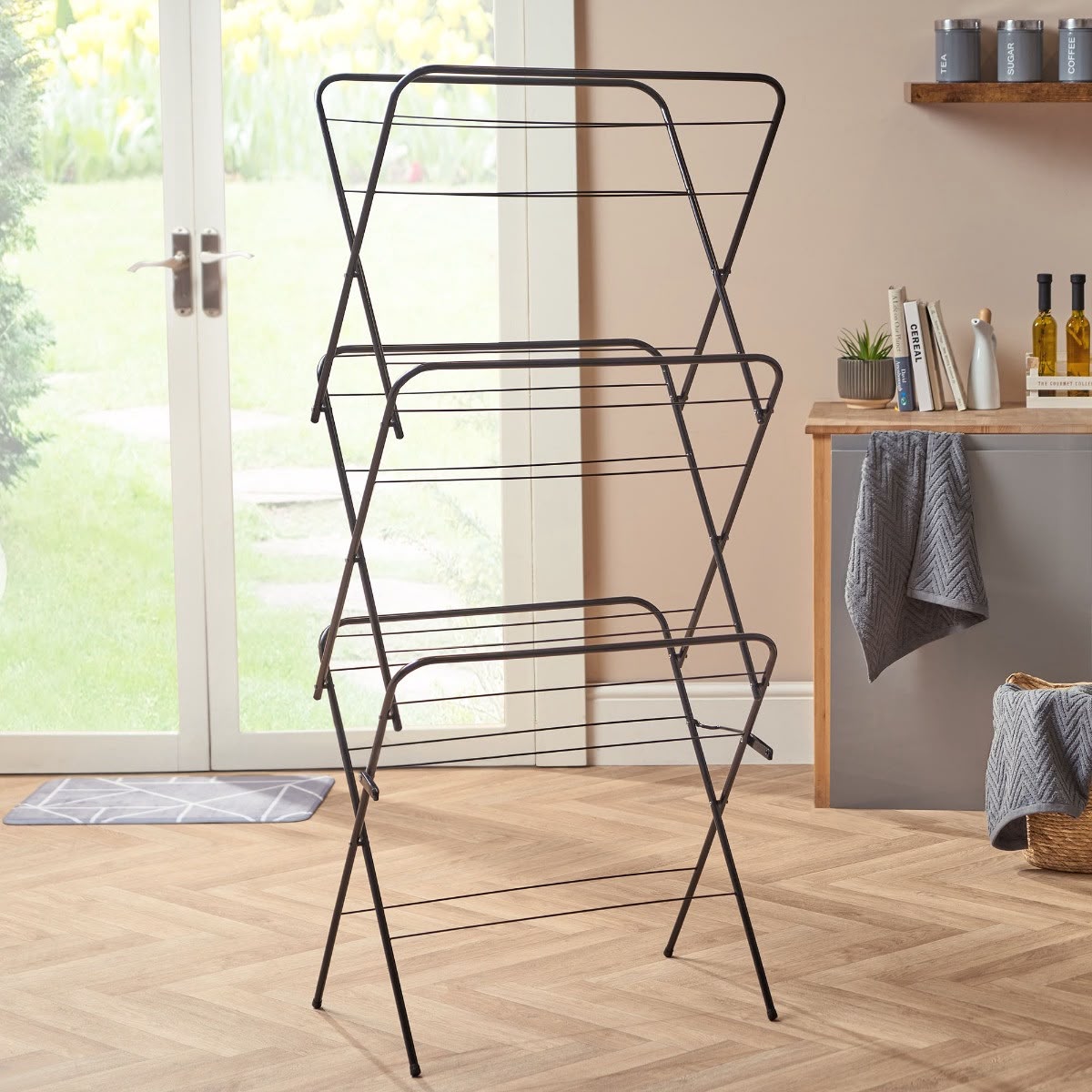 👕 3 Tier Zigzag Shape Cloth Drying & Airer Rack 👕