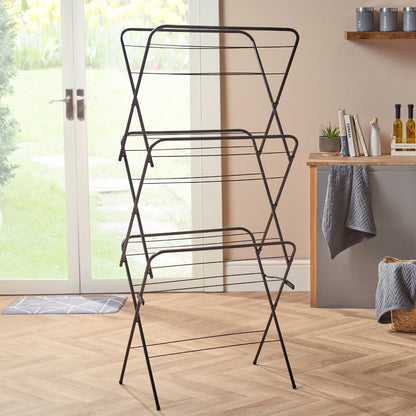 👕 3 Tier Zigzag Shape Cloth Drying & Airer Rack 👕