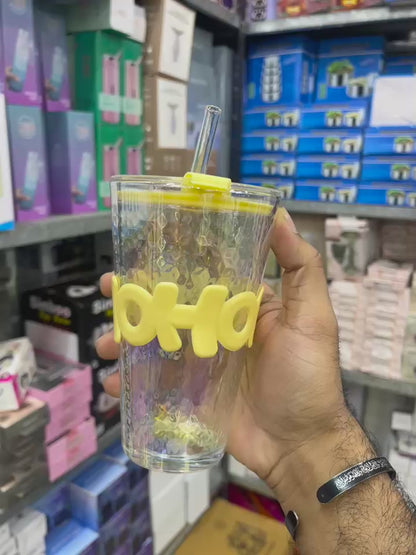 ✨ OHO 450ml Big Glass Cup ✨ 🇨🇳