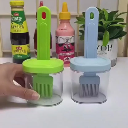 ✨ Oil Brush with Bottle Dispenser ✨