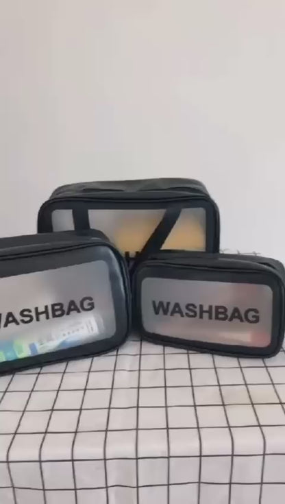 ✨ 3PCS Imported Waterproof Wash Bag Set ✨